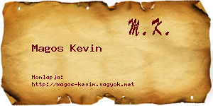 Magos Kevin névjegykártya